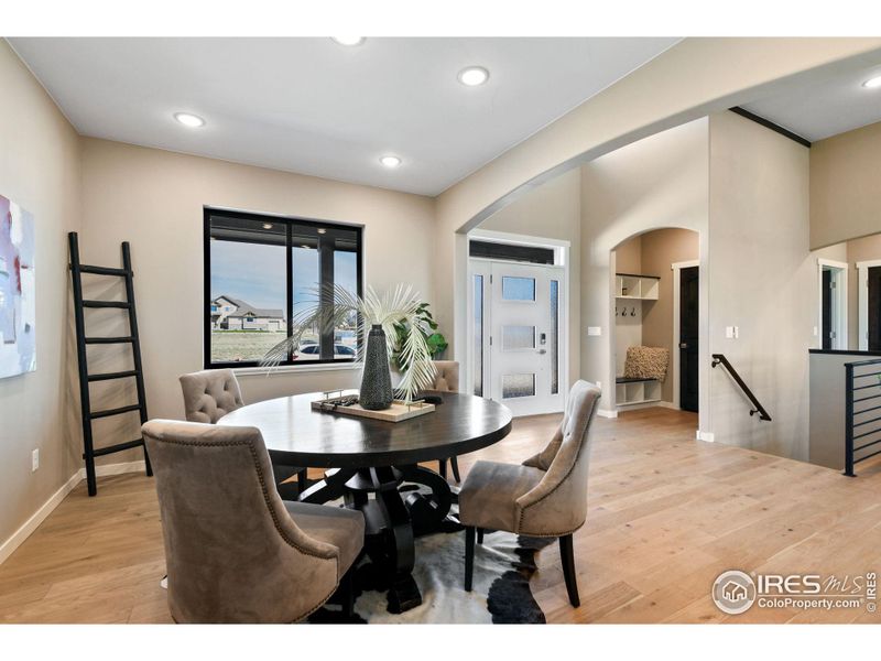 The dining room is the perfect space for your elegant holiday gatherings