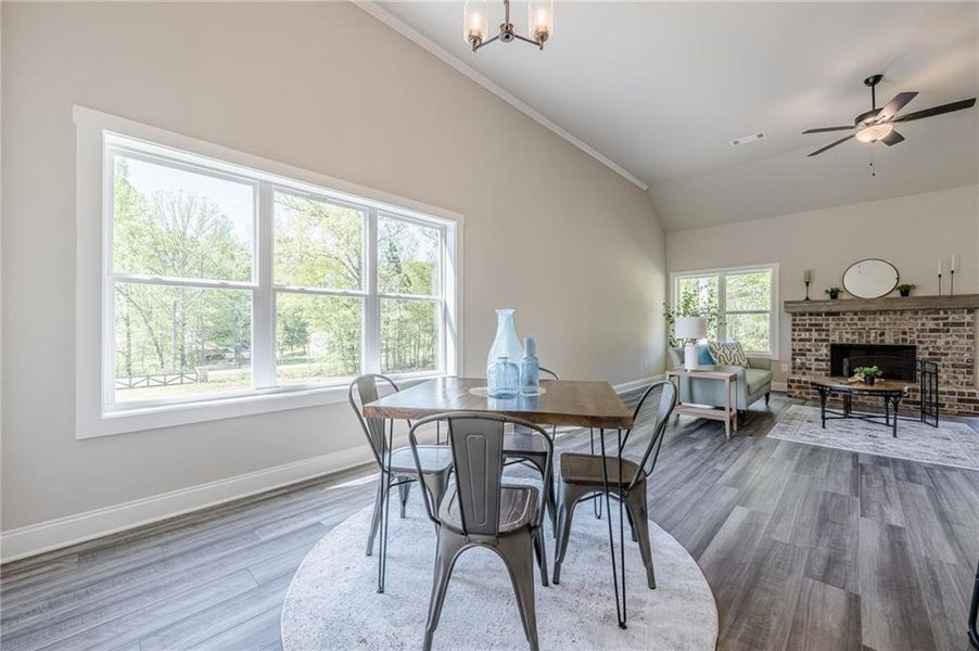Furnished interior view inside a new home in , Covington (Image 7).