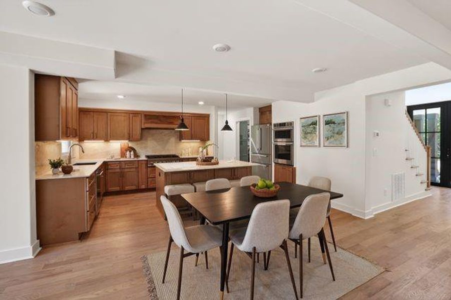 Furnished interior view inside a new home in , Roswell (Image 41).