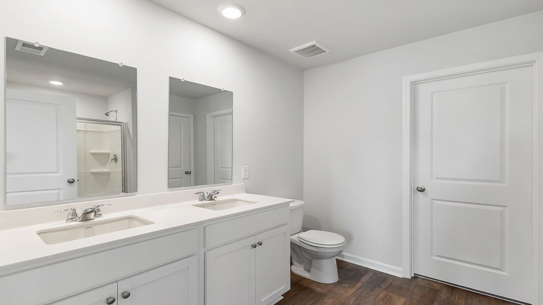 Furnished interior view inside a new home in Carolina Groves Townhomes, Moncks Corner (Image 5).