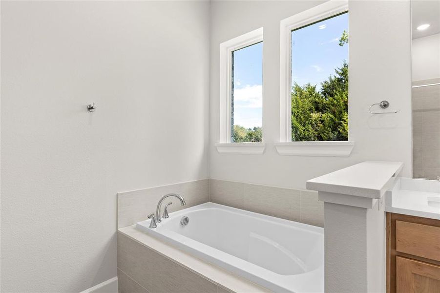 Furnished interior in a model home at The Highlands in Rockwall (Image 40). Furnished interior in a model home at The Highlands in Rockwall (Image 40).