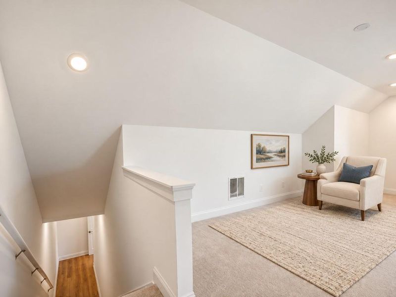 Furnished interior view inside a new home in , Holly Springs (Image 39).