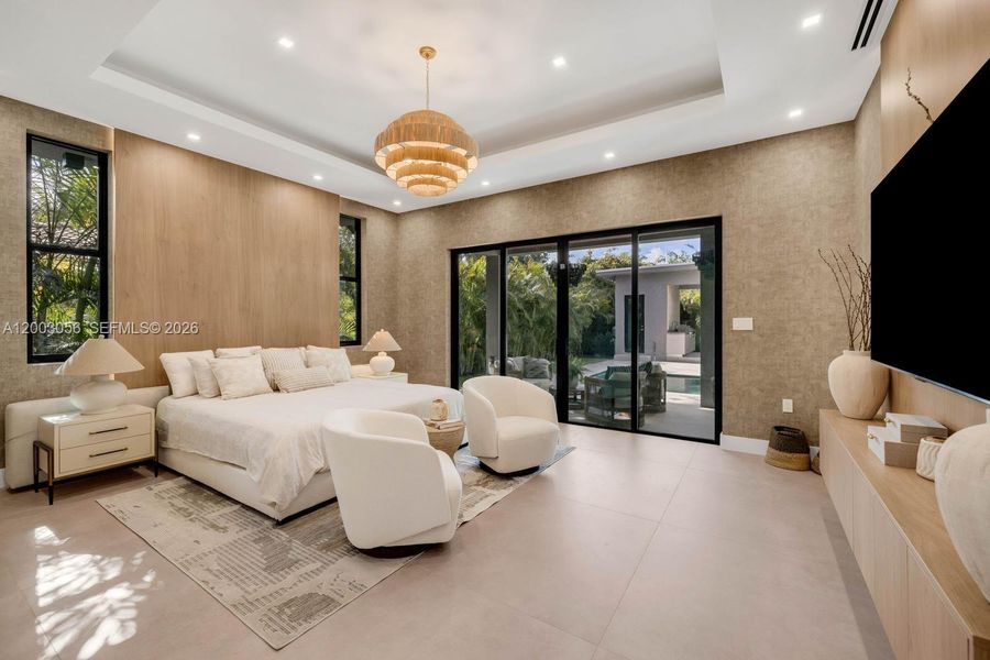 Furnished interior view inside a new home in , Biscayne Park (Image 42).