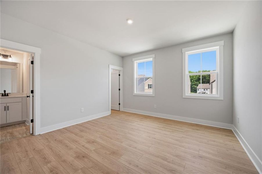 Spacious, unfurnished interior of a new home in The Paddocks at Doc Hughes, Buford (Image 31). Spacious, unfurnished interior of a new home in The Paddocks at Doc Hughes, Buford (Image 31).
