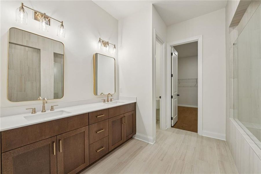 Furnished interior view inside a new home in Promenade at Sawnee Village, Cumming (Image 10).
