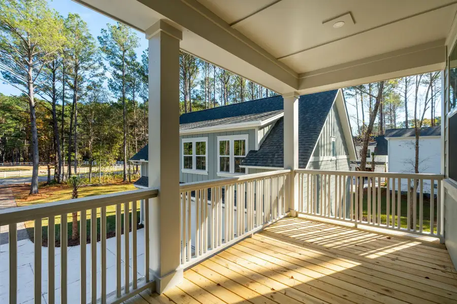 Exterior details and patio area of a home in , Awendaw (Image 4).