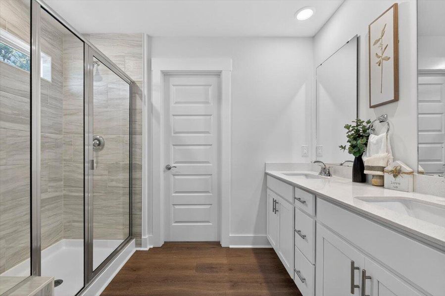 Furnished interior view inside a new home in , Summerville (Image 16).