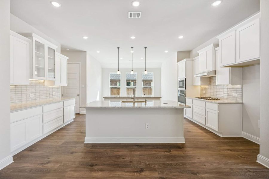 Furnished interior view inside a new home in Westside Preserve, Midlothian (Image 7).
