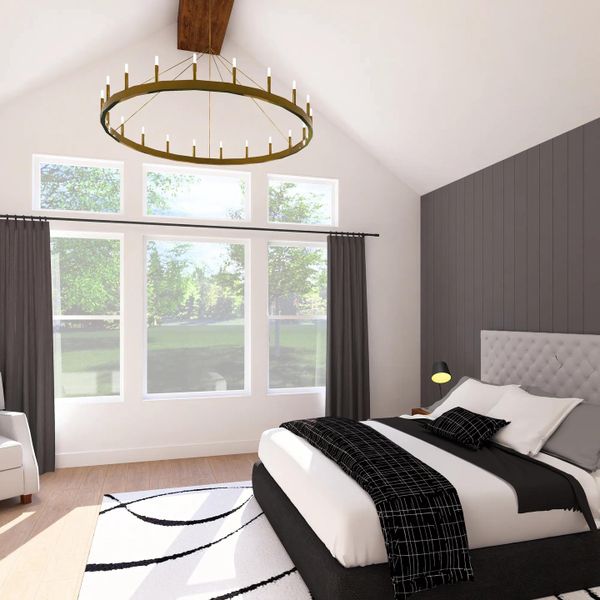 Representative furnished interior of a home built from the McKennan by Drees Custom Homes in Las Brisas Estates, Lakeway (Image 15).