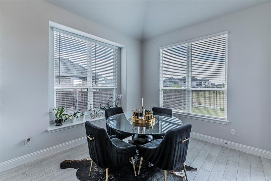 Dining area with Ceramic tiled floors Dining area with Ceramic tiled floors