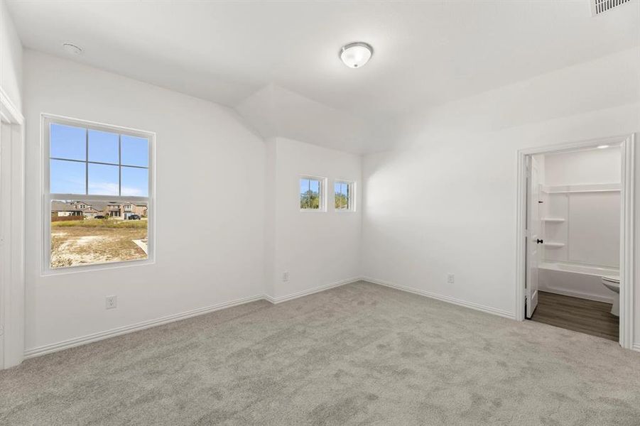 Spacious, unfurnished interior of a new home in Meadow Park, Melissa (Image 24). Spacious, unfurnished interior of a new home in Meadow Park, Melissa (Image 24).