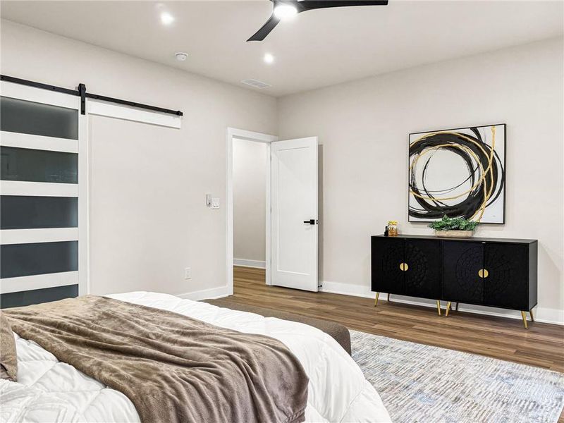 Furnished interior view inside a new home in , Atlanta (Image 44).