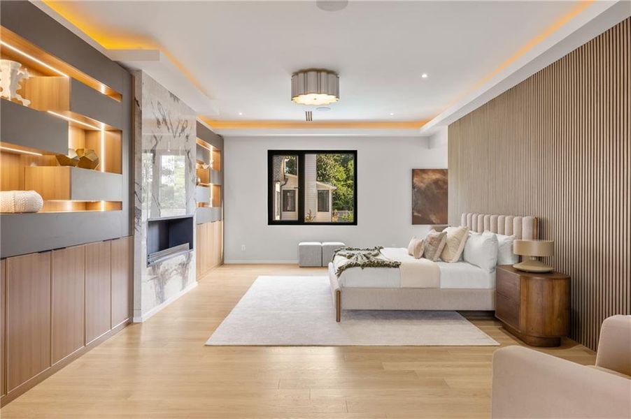 Furnished interior view inside a new home in , Marietta (Image 52).