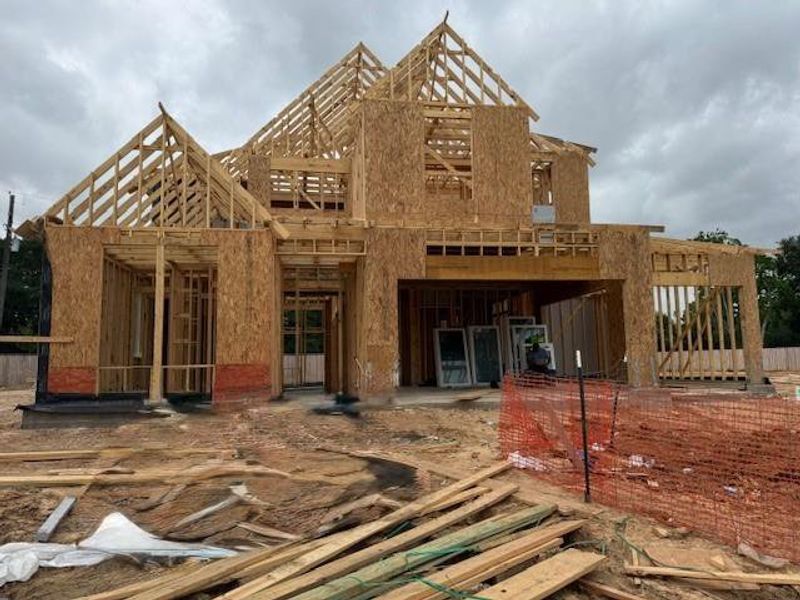 In-progress construction of a new home in Tompkins Reserve, Katy, TX (Image 9).