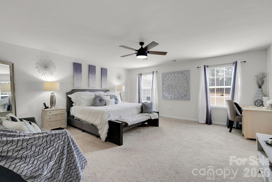 Furnished interior view inside a new home in Falls Cove at Lake Norman, Troutman (Image 19).