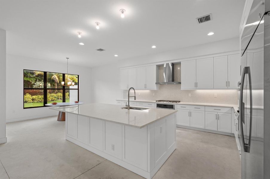 Furnished interior view inside a new home in , Boca Raton (Image 3). Furnished interior view inside a new home in , Boca Raton (Image 3).