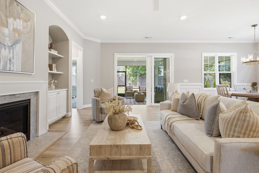 Representative furnished interior of a home built from the Causeway by Kent Homes in Terrapin, Leland (Image 12). Representative furnished interior of a home built from the Causeway by Kent Homes in Terrapin, Leland (Image 12).