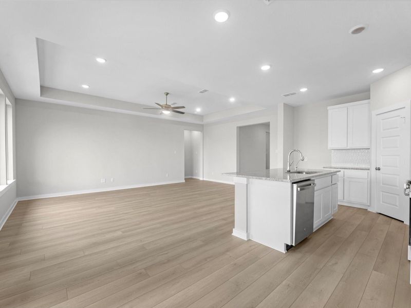 Spacious, unfurnished interior of a new home in Mason Woods, Cypress (Image 12). Spacious, unfurnished interior of a new home in Mason Woods, Cypress (Image 12).
