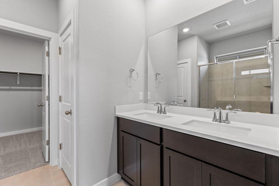 Primary Bath retreat with dual vanities Primary Bath retreat with dual vanities