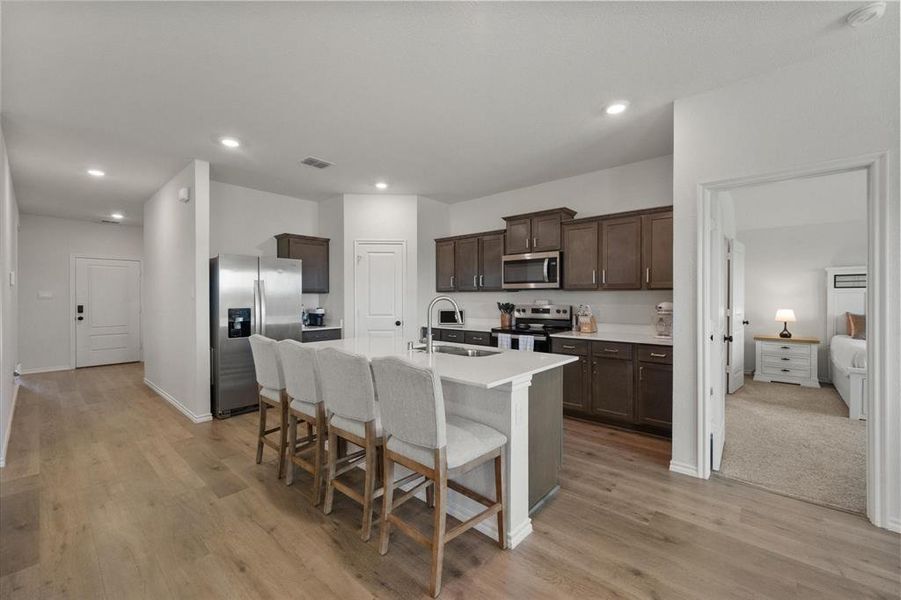 Furnished interior view inside a new home in Corsicana Commons, Corsicana (Image 8).