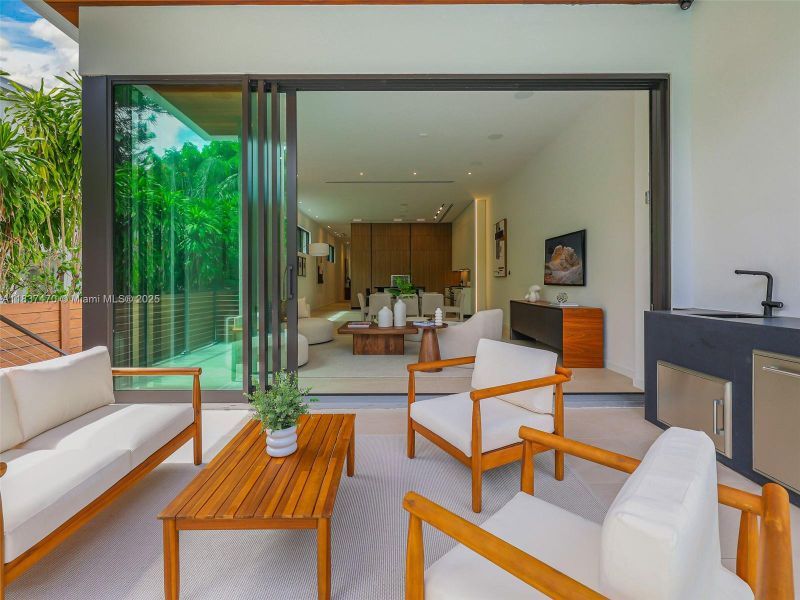 Furnished interior view inside a new home in , Miami (Image 17). Furnished interior view inside a new home in , Miami (Image 17).