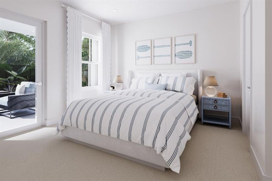 Representative furnished interior of a home built from the Heritage Bay by Ryan Homes in Lake Mattie Preserve, Auburndale (Image 4).