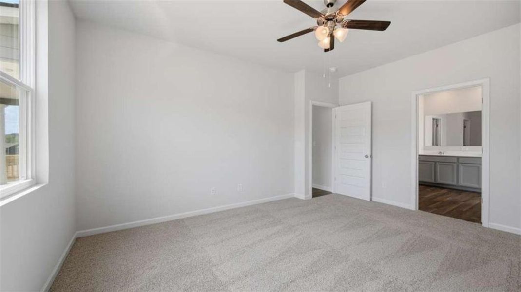 Spacious, unfurnished interior of a new home in The Preserve at Agricultural Village, Perry (Image 17).