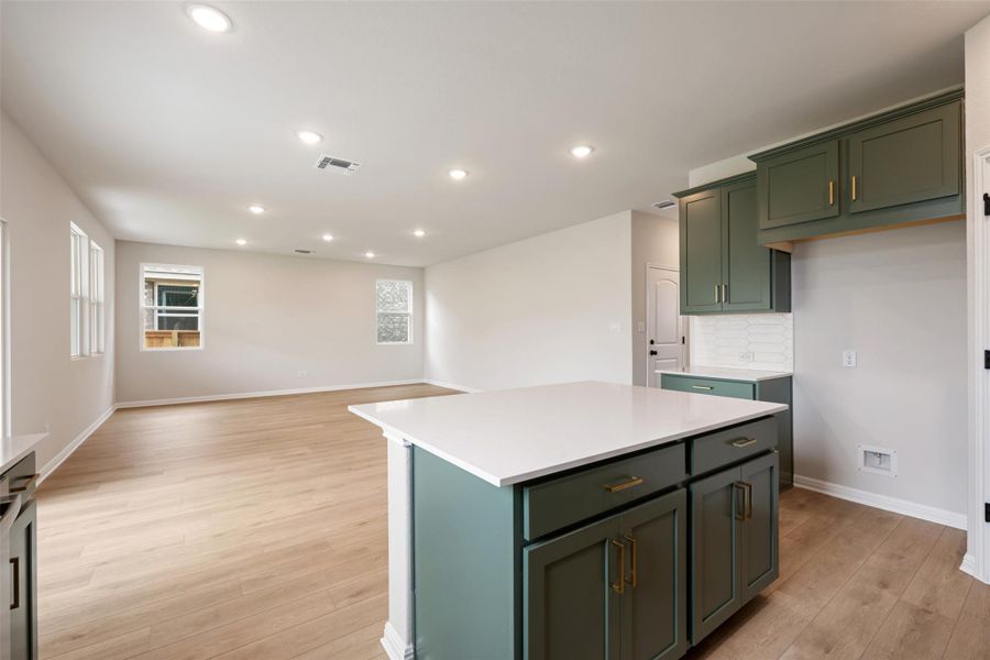 Furnished interior view inside a new home in Berry Creek Highlands, Georgetown (Image 5).