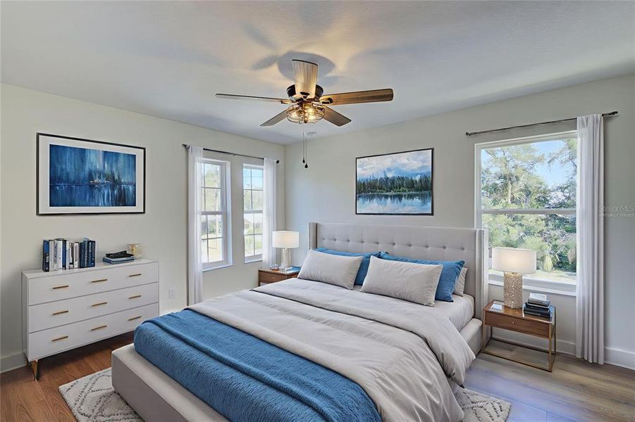 Furnished interior view inside a new home in , Mount Dora (Image 16).