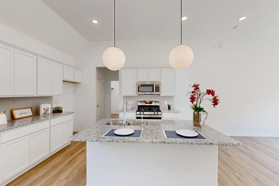 Furnished interior view inside a new home in Tarrytown, Crowley (Image 14). Furnished interior view inside a new home in Tarrytown, Crowley (Image 14).