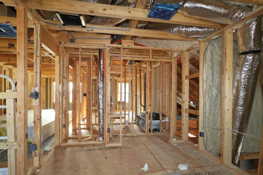 In-progress construction of a new home in Escondido - Terrace Collection, Magnolia, TX (Image 8).