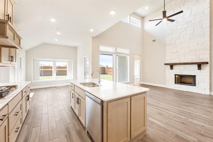 Furnished interior view inside a new home in Devonshire Classic 50-55, Forney (Image 15). Furnished interior view inside a new home in Devonshire Classic 50-55, Forney (Image 15).