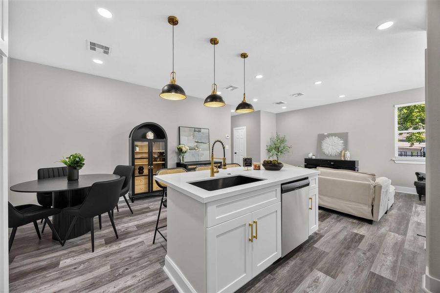 Furnished interior view inside a new home in , Houston (Image 11).