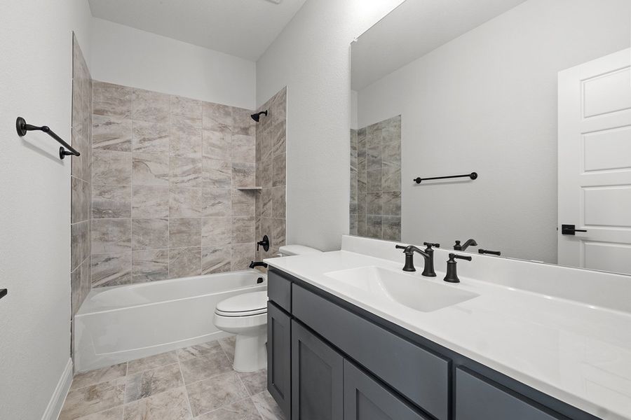 Representative furnished interior of a home built from the Bradley by Landon Homes in Lexington Frisco, Frisco (Image 11).