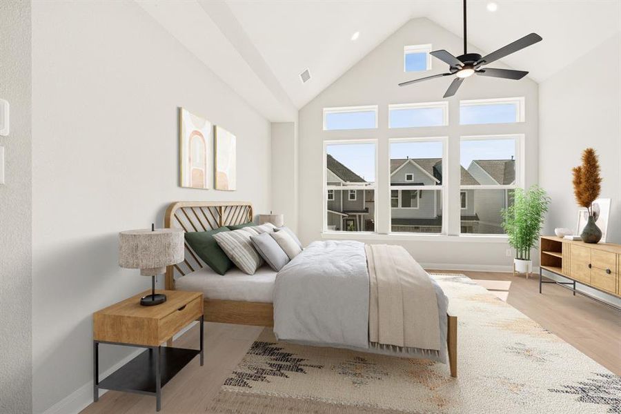 Furnished interior view inside a new home in Greenville Heights, Dallas (Image 6).