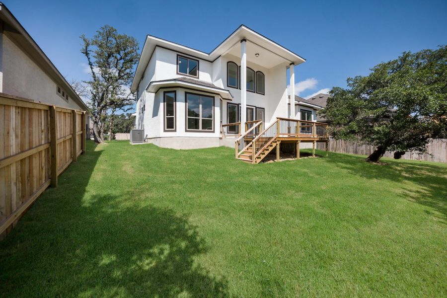 Representative exterior details of a home built from the The Travis by Whitestone Custom Homes in Johnson Ranch, Bulverde (Image 30).