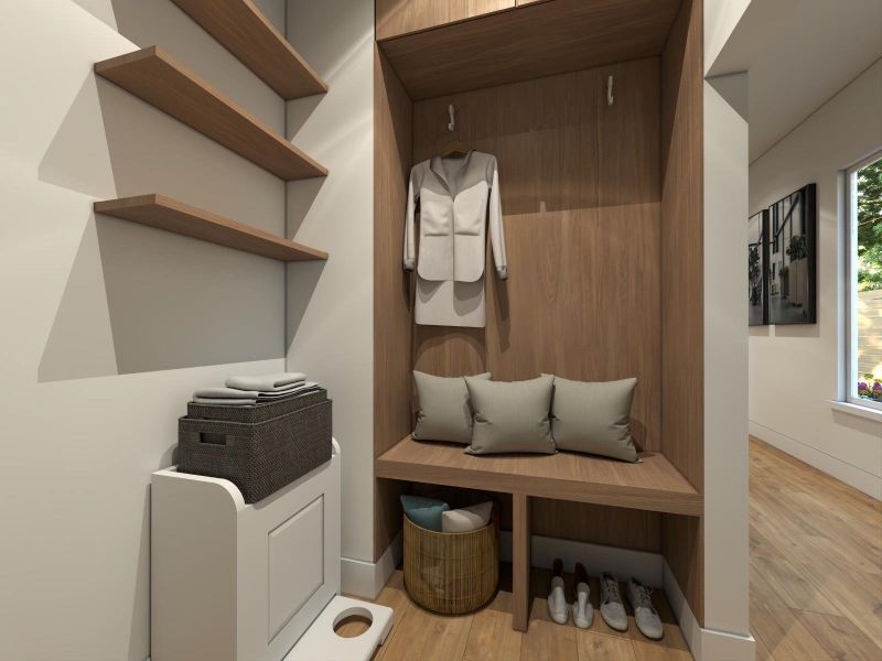 Furnished interior view inside a new home in , Houston (Image 11).