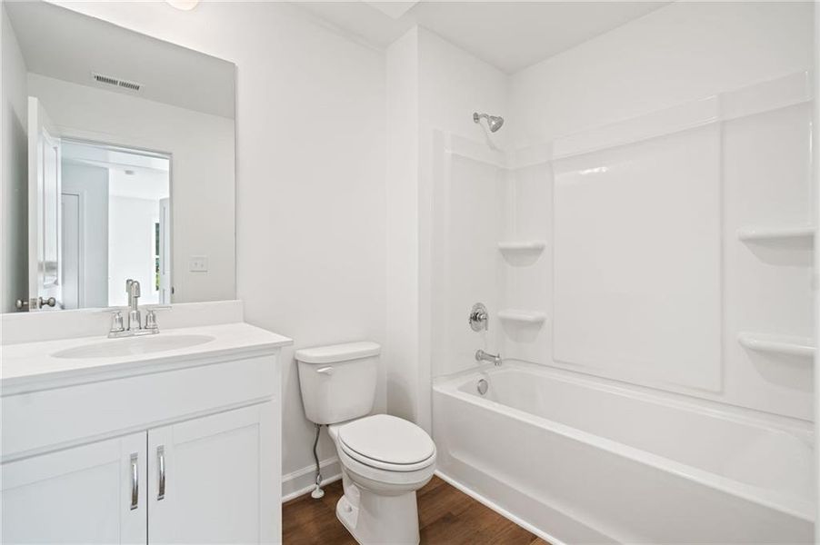 Furnished interior view inside a new home in Wildwood Place, Powder Springs (Image 9).