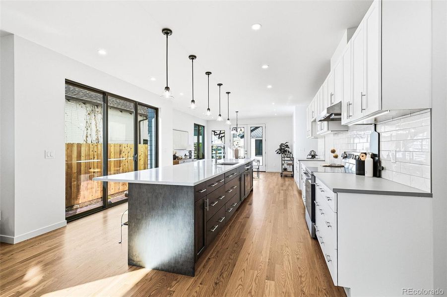Furnished interior view inside a new home in , Denver (Image 21).