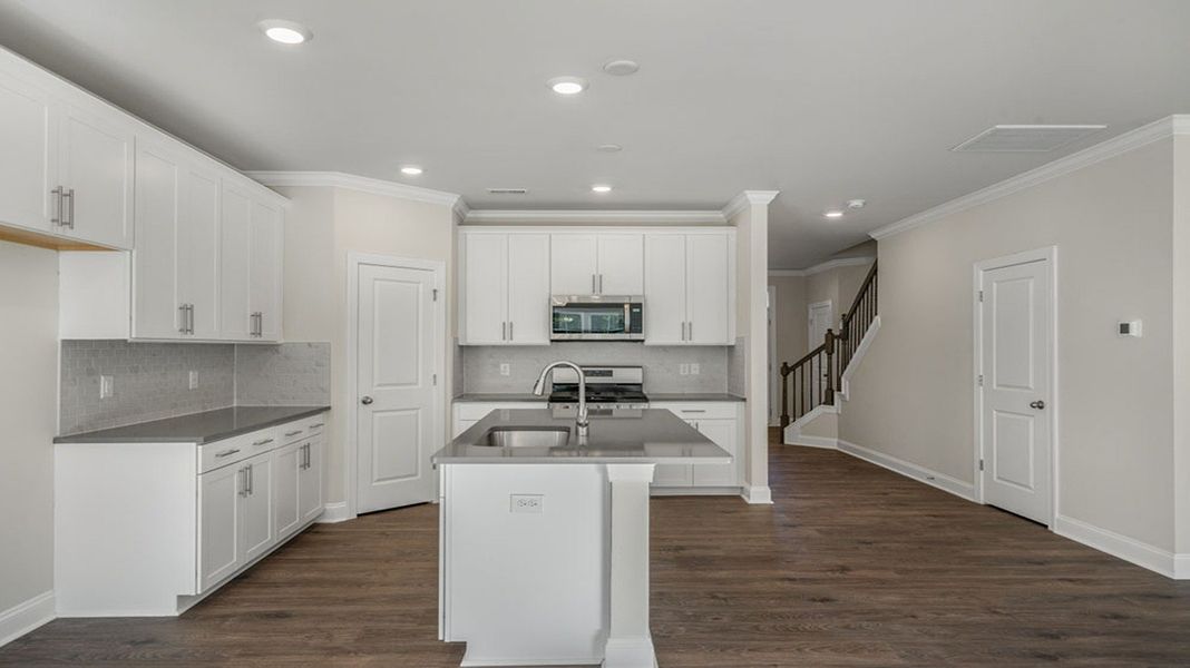 Furnished interior view inside a new home in The Grove at Glennview, Kernersville (Image 4).