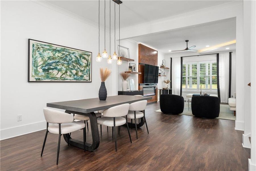 Furnished interior view inside a new home in , Stockbridge (Image 51).