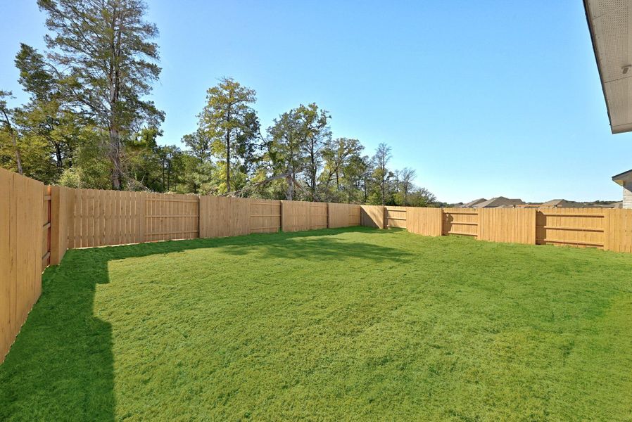 Exterior details and patio area of a home in The Colony - 50', Bastrop (Image 19). Exterior details and patio area of a home in The Colony - 50', Bastrop (Image 19).