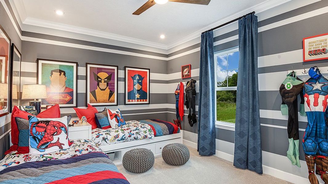 Furnished interior view inside a new home in Victoria Lakes, Odessa (Image 15).