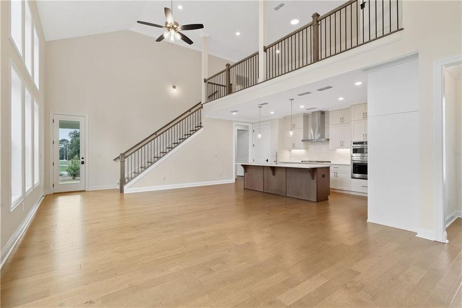 Spacious, unfurnished interior of a new home in Promenade at Sawnee Village, Cumming (Image 29).