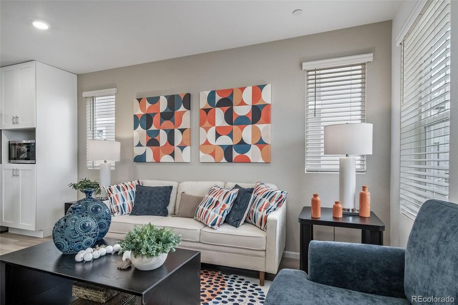Furnished interior view inside a new home in , Commerce City (Image 6).