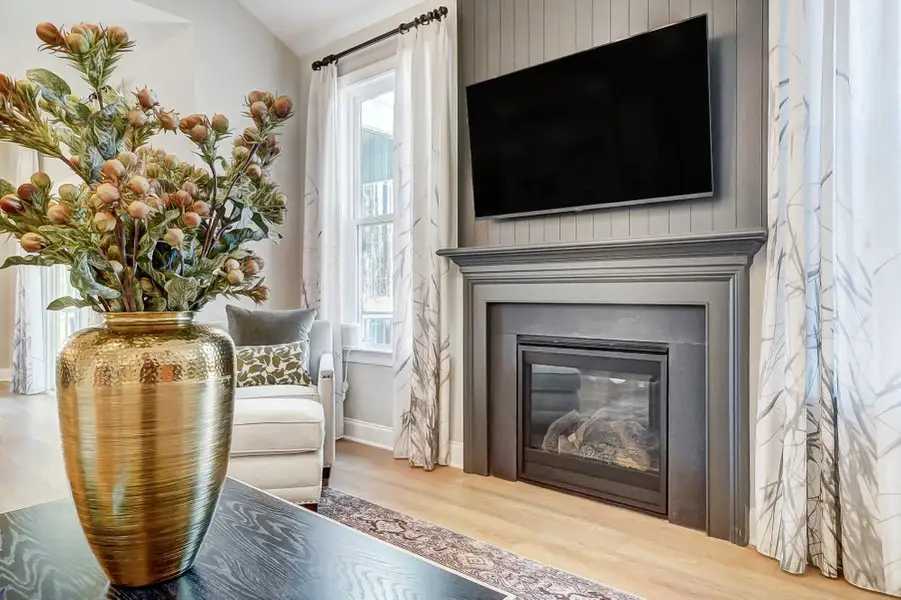 Representative furnished interior of a home built from the Roanoke by Caruso Homes in Sauls Landing, Zebulon (Image 6). Representative furnished interior of a home built from the Roanoke by Caruso Homes in Sauls Landing, Zebulon (Image 6).