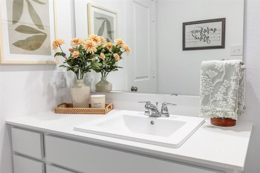 Close-up of interior finishes inside a home in Mobberly Farms, Pilot Point (Image 19).