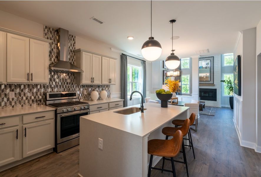 Representative furnished interior of a home built from the Turlington by McKee Homes in Pembroke, Hope Mills (Image 7).