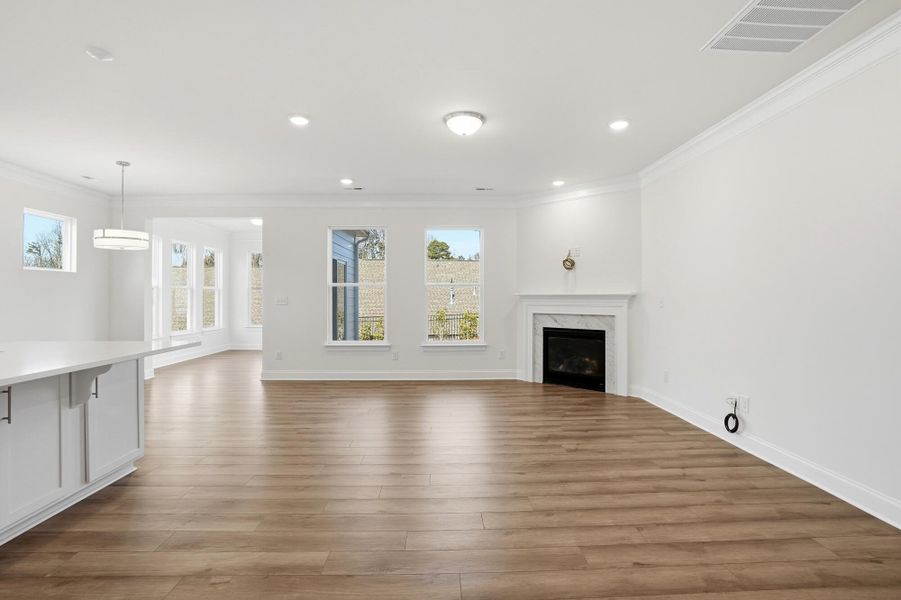 Spacious, unfurnished interior of a new home in Villas at Prestwick, Mooresville (Image 23).