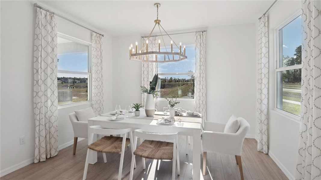 Furnished interior view inside a new home in Tartan Farms at Winding Oaks, Ocala (Image 17).